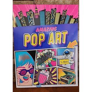 AmaZING POP ART Adult Coloring Book Retro Advertising Bang To Mars